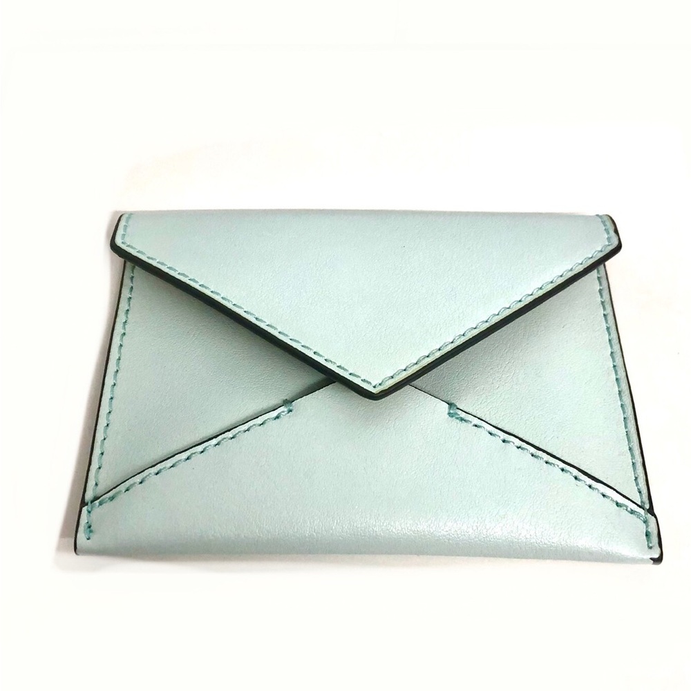 Banana Republic Mint Leather Card Holder
